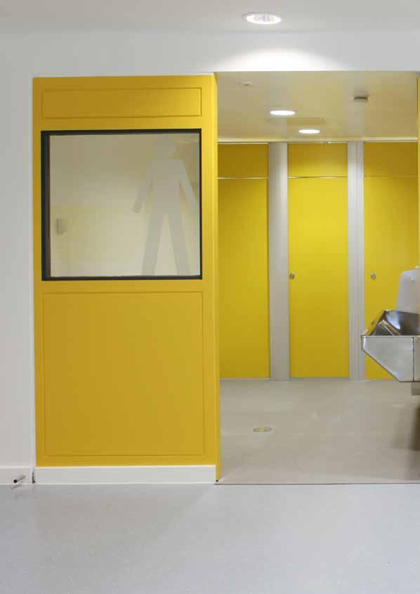 INTERMEZZO Intermezzo offers a fully enclosed solution that is suitable for all washrooms and changing rooms requiring high levels of privacy whilst remaining commercially viable.