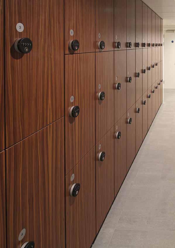 OCTAVE Manufactured from real wood veneer and ideal for high specification facilities.