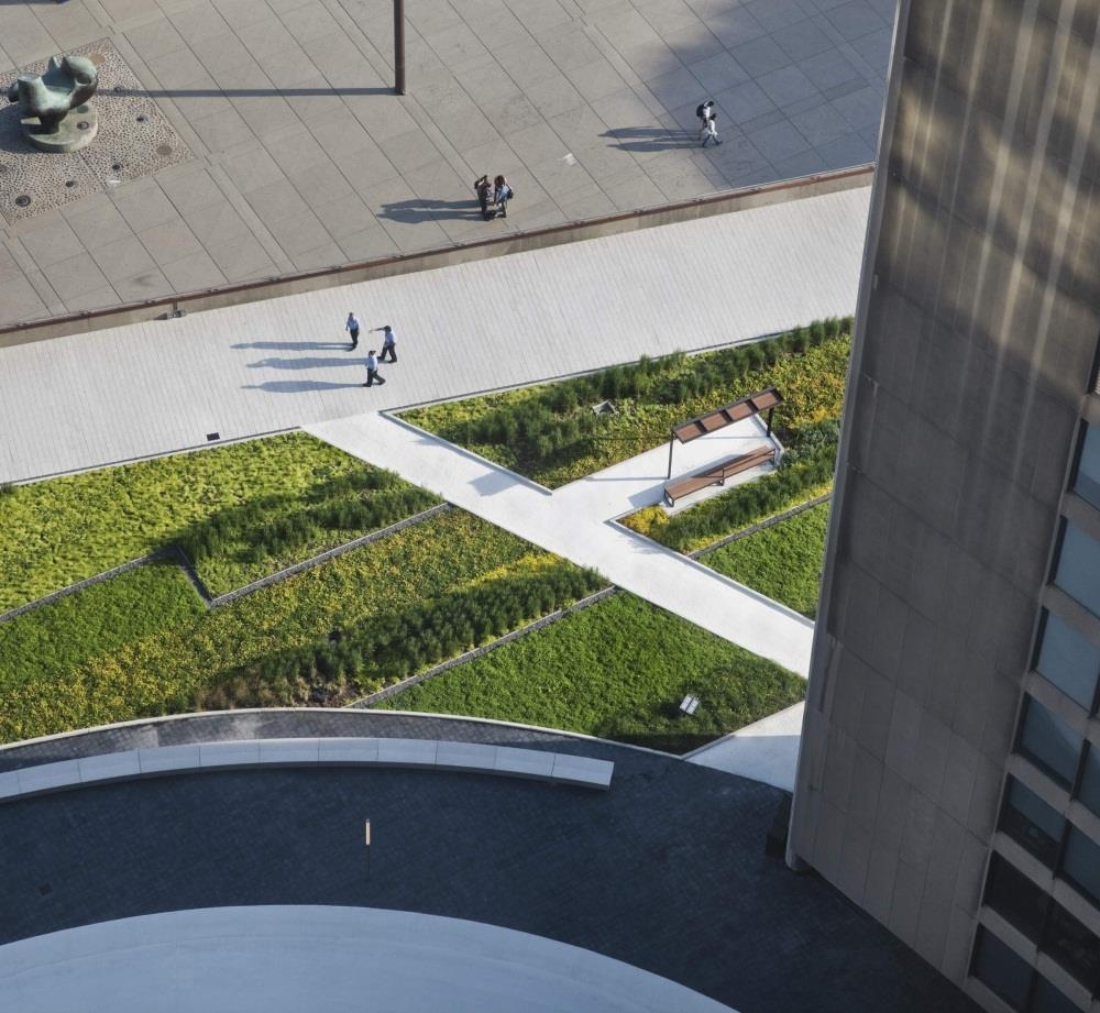 GREEN ROOF BYLAWS AND INCENTIVES Toronto Eco-Roof Incentive Program $75 per square meter New and retrofit projects Toronto Green Roof Bylaw Requires green