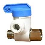 7 Supplied Professional Connection Professional Installation is Strongly Recommended The supplied fitting is a John Guest Angle Stop Valve which connects between the supply valve and riser to the
