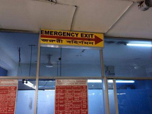 Regularly inspect all exit signage and replace/install lights as needed