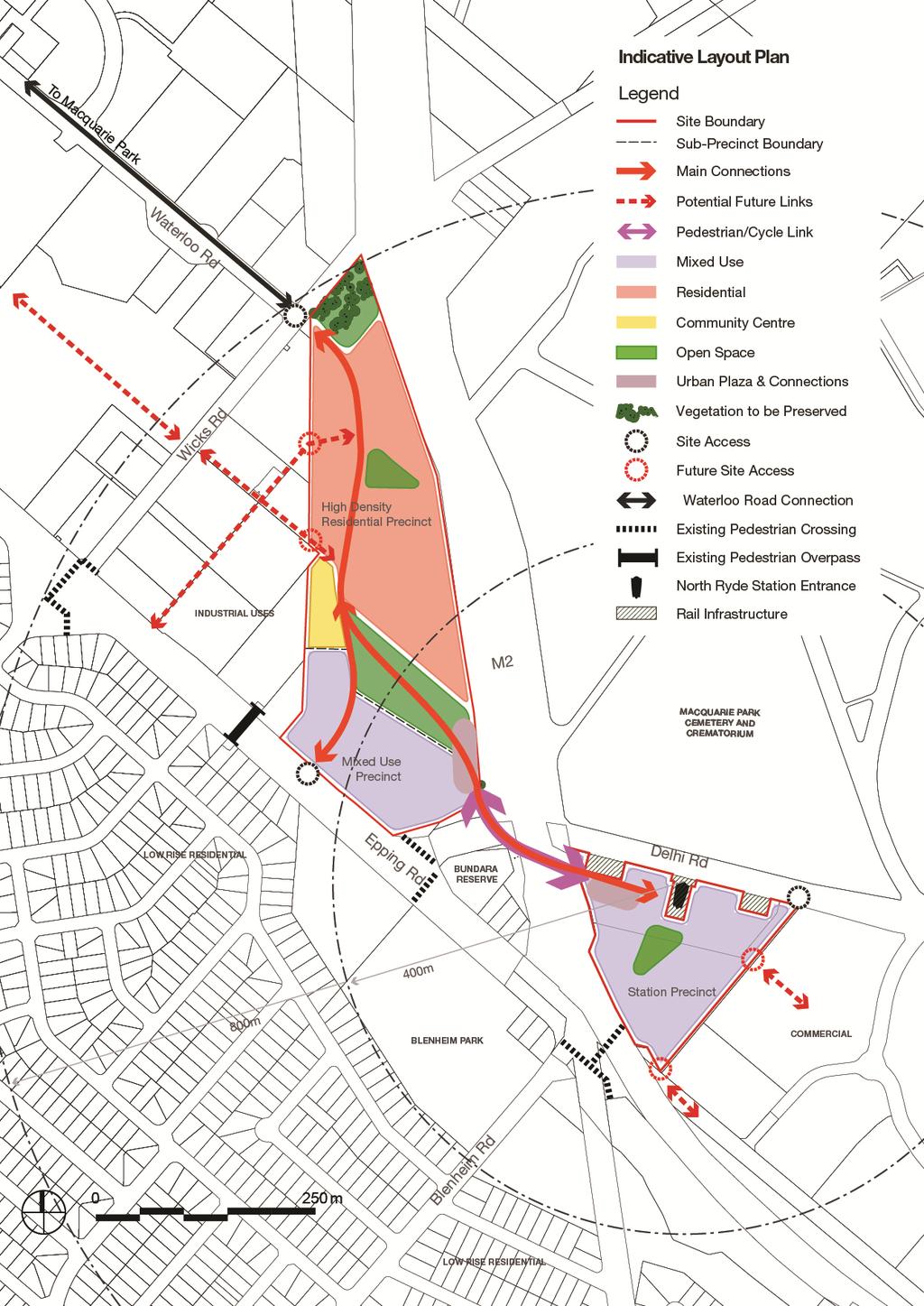 Figure 3 Indicative Layout Plan North Ryde