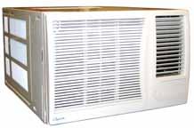 Heat Pumps RAH-123G 12,000 BTUH minal Electronic controls, wireless remote Automatic louver swing Thru-the-wall or window mount with support bracket included Cooling, heating, fan only and auto