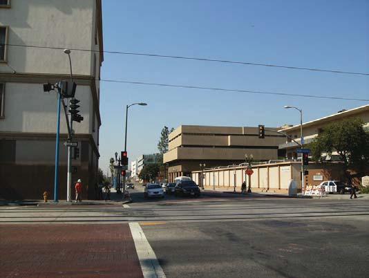 of Grand Avenue and Washington Boulevard toward the existing LATTC Campus.