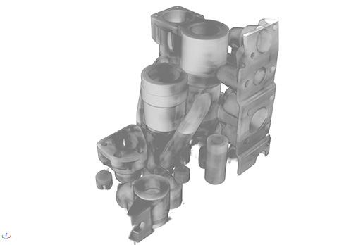 Computed Tomography Inspection of Flying ALM Components In December 2015 already, Testia GmbH analyzed 3D printed spoiler actuator valve blocks developed and produced by Liebherr-Aerospace Lindenberg