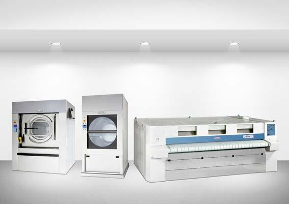 Superior solution Washer W41100H, Dryer T41200 C-Flex IL Feeder, C-Flex Ironer, C-Flex IL Flat Folder Washer W41100H Excellent washing, excellent care thanks to the Integrated Saving System for