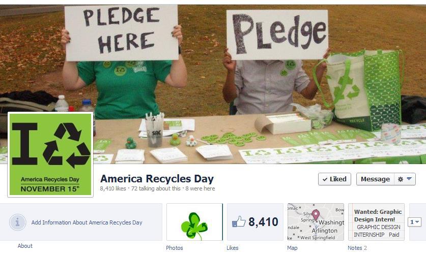 America Recycles Day Commitment Impact Response rate: 10% Report knowing more: 32% Report