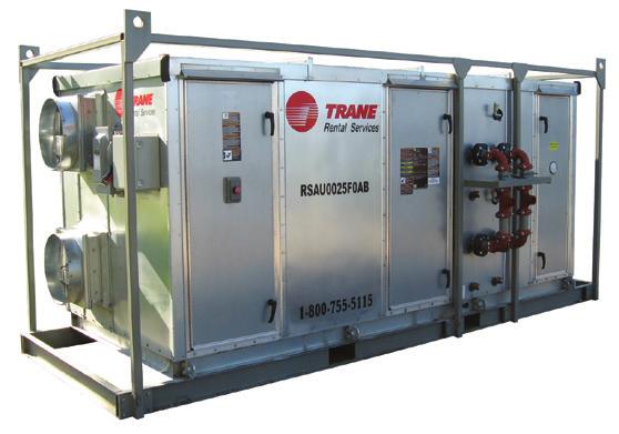 efficient temperature control and are modified to be lifted by crane or forklift.