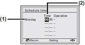 Su mygtukais pasirinkite Yes ("Taip") ir paspauskite mygtuką. 13.2. Kaip naudoti darbo programos sąlygų nustatymus 1. Atidarykite Condition setting ("Darbo programos sąlygų nustatymas") ekraną (13.