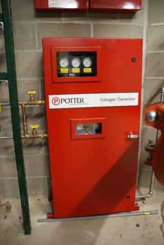 Nitrogen Generators Economic Impact Use black steel instead of galvanized piping Saves roughly 30% on sprinkler piping Save existing systems from additional corrosion Use a