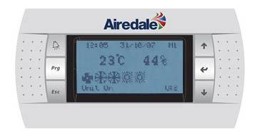 OPTIONAL GRAPHICAL DISPLAY - Controls ALARMS Outlined below is a selection of Common Alarms: Room Air Temperature out of limits or faulty probe Exterior Air Temperature out of limits or faulty probe