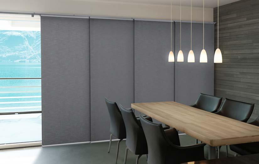 MODERN ROMAN SHADES Luxaflex Modern Roman Shades are a modern take on the traditional