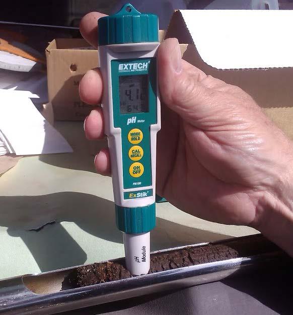In field soil ph meters Use a soil ph meter to make instant field checks.