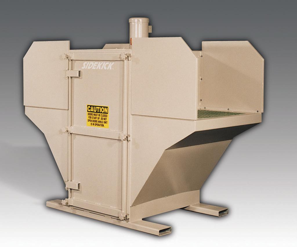 The Enviro-Cell eliminates the need for central dust collection systems and provides a clean, safe working environment.