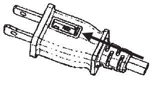 USER SERVICING INSTRUCTIONS a) Grasp plug and remove from the receptacle or other outlet device.do not unplug by pulling on cord. b) Open fuse cover.
