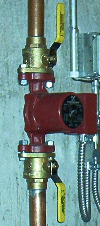 Circulators Properly support circulators Design tip: Piping should be supported on at least one side of circulator, and within 1 foot of circulator. clevis hanger!