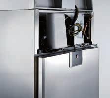 The wire condenser* is maintenancefree while guaranteeing the highest levels of performance as its all-new design reduces airflow resistance to an absolute minimum. *refrigerators only EASY CLEAN.