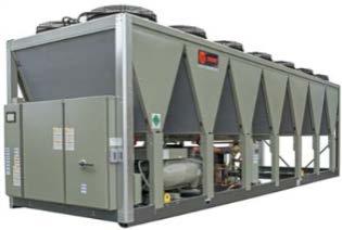 Central A/C Chillers with VFD Screw Compressors Trane Model RTAF Sintesis