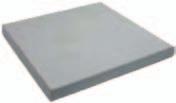 Installation & Service Supplies 11 Cladlite Equipment Pads Full range of sizes available from 16 x 36 to 60 x 67 in 2 and 3 inch thickness Full foam bottom resists settling and vibration Fiber