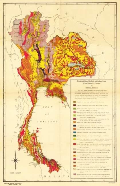 Provisional Map of the Soils and Surface Rocks of the Kingdom of