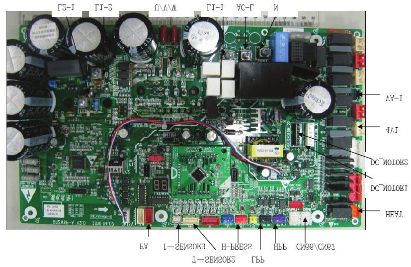 2.2 PCB Outline (2) GRS-CQ12Pd/NaB-K(O), GRS-CQ14Pd/NaB-K(O), GRS-CQ16Pd/NaB-K(O): Silk screen Specification AC-L N live wire input of power supply, red Neutral line input of power supply(pfc blue