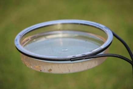 Birdbath: Pixabay Water entering your yard evaporates, is taken up by