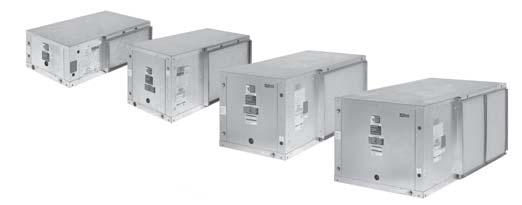 Horizontal Unit Features and Benefits Horizontal Units Available in Four Cabinet Sizes - 007 thru 070 Low Design And Installation Costs Four configurations for each unit size (left or right return
