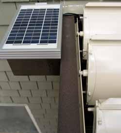 Built-in Gutters One of the more ingenious features of the Equinox Louvered Roof system is its built-in gutter system.