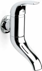 please order separately, see page ). 569800 Wall-mounted bath spout. H68., W50, SP00 H0.