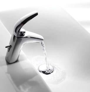NEW M-N SINGLE LEVER BASIN AND BIDET OPTIONS BATH AND SHOWER OPTIONS - 5A068C00 Basin mixer with pop-up waste.