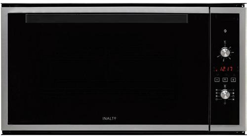 60cm 5 Function Oven IO64 Electric oven with 5 functions: Fan-forced, Grill, Grill with Fan, Defrost, Light 65L capacity Stainless steel & black optical glass door Push/pull knobs 120 minute timer