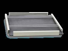 All shaking trays are made of high quality materials, for example, the spray coated steel trays of floor shakers, and SUS304 stainless