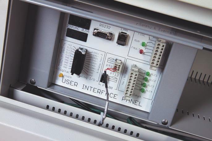 User Interface Panel (UIP): centralised connections Ever attentive to user comfort and driven by our desire to continuously improve our