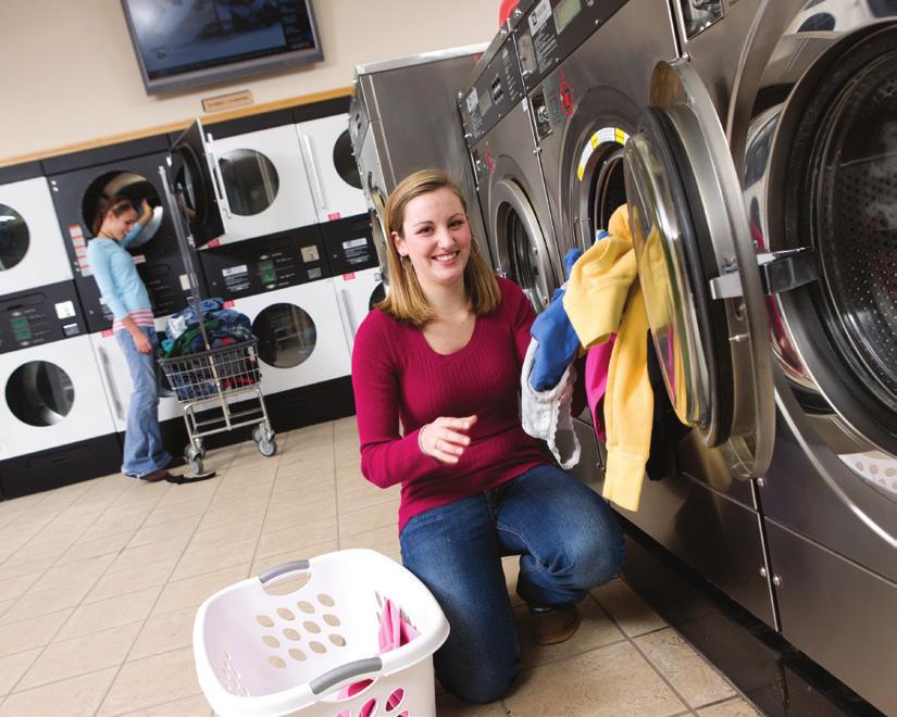 Maytag products allow store designs that fit the needs of the market, while maximizing the return for the investor. From the micro laundry to the big box laundry.