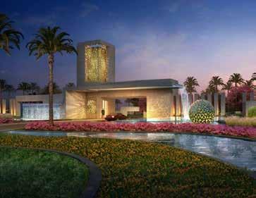 DUBAI HILLS ENTRANCE Entry Experience The Dubai Hills Estate entry experience will be a 2.5 kilometre journey to the main entry gatehouse through a visually elaborate parkland feature.