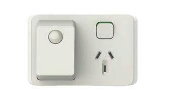 for every home Loaded with intelligent features Clipsal Iconic push button 3-wire electronic modules can be set up and controlled using the Wiser Room App on most smart phones or tablets.