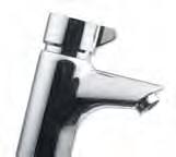Avon 21 Self closing basin mixer with copper tails B8861AA Water volume - 5 litres per minute Factory fitted eco