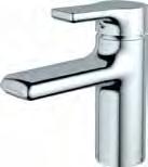 Attitude Single lever basin mixer with waterfall outlet and pop-up waste A4597AA A5536AA - without pop-up