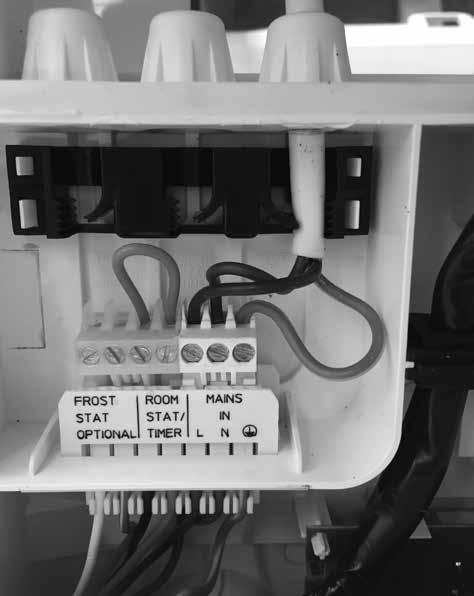 SECTION 2 - INSTALLATION INSTALLATION 2.16 ELECTRICAL CONNECTIONS WARNING. This appliance MUST be earthed. A mains supply of 230Vac ~ 50 Hz is required. The fuse rating should be 3A.