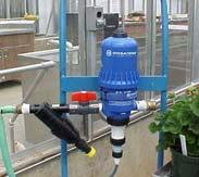 specific amount of concentrated fertilizer per increment of irrigation water that passes through the injector to give the final
