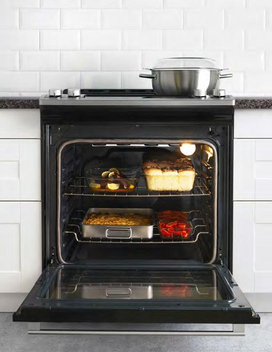 13 FAN CONVECTION Get even heating throughout the oven with fan-forced air convection and cook