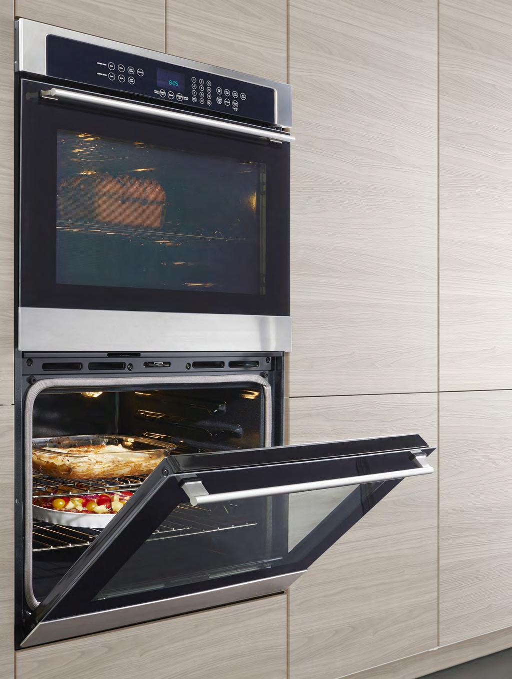 OVENS Our ovens are built-in fitting perfectly in both base and high kitchen cabinets.