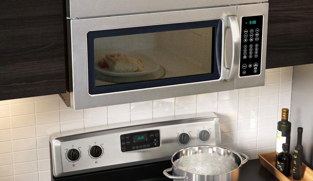 27 SETUP TO WORK SMART A combination of microwave oven and extractor fan it's