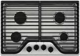 Removable pan supports in coated steel for easy cleaning. Technical Information: 1 10500 BTU sealed burner.
