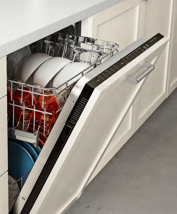 dishwasher. They're sized to slide right in under your countertop.