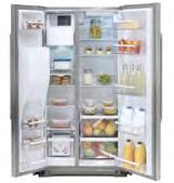 ft. Capacity freezer: 5.5 cu.ft. NUTID 25 cu.ft. side-by-side refrigerator stainless steel Capacity fridge: 15.2 cu.ft. Capacity freezer: 9.