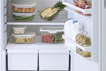 Freezer with automatic ice maker with ice bin.