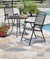 SEVILLE DINING SET Stacking Mesh Chair: 31"H x 22"W x 27"D, 8324782