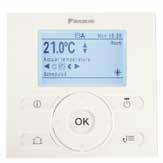 Daikin Altherma monobloc Easy control System controller for Daikin Altherma monobloc 5-7 kw Graphical screen with backlight In case something goes wrong, full-text error messages will guide the