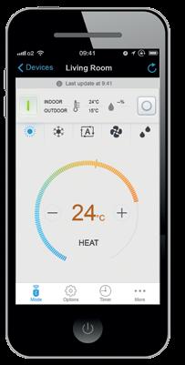 for 7 days Enable holiday mode View in intuitive mode Daikin Online Heating Control The Daikin Online Control Heating app is a multifaceted programme that